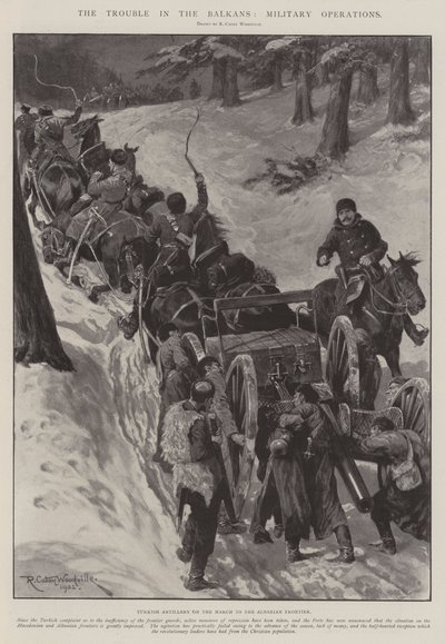 Les Troubles dans les Balkans, Opérations Militaires - Richard Caton Woodville junior